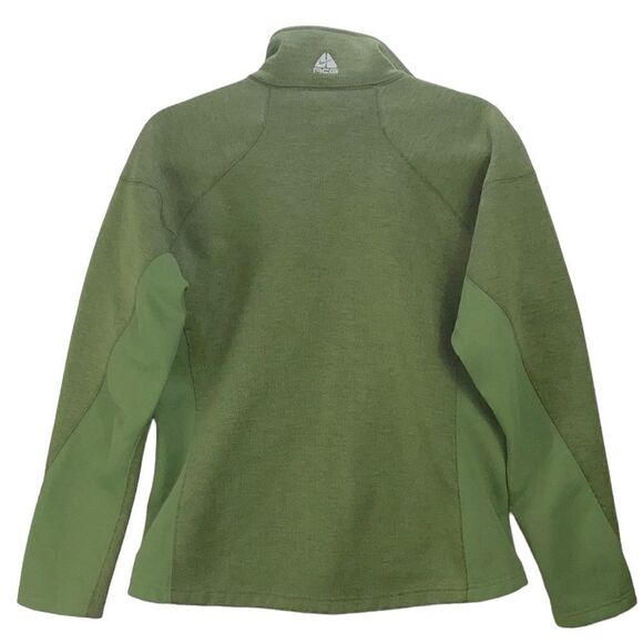 Nike ACG Wm’s Sz Med Green Lightweight Full Zip Fitted Athletic Jacket - Picture 4 of 5